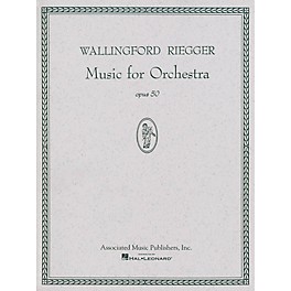 Associated Music for Orchestra, Op. 50 (Full Score) Study Score Series Composed by Wallingford Riegger