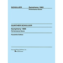 Associated Symphony (1965) (Full Score) Study Score Series Composed by Gunther Schuller