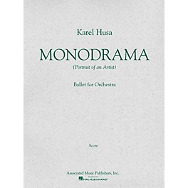 Associated Monodrama (Portrait of an Artist) (Miniature Full Score) Study Score Series Composed by Karel Husa