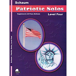 SCHAUM Patriotic Solos (Level 4 Inter Level) Educational Piano Book
