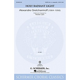 G. Schirmer Holy Radiant Light VoiceTrax CD Composed by Alexandre Gretchaninoff