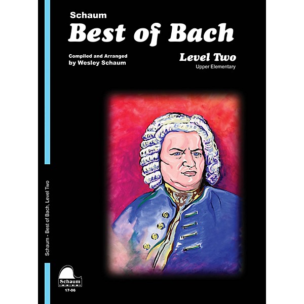 SCHAUM Best of Bach (Level 2 Upper Elem Level) Educational Piano Book by Johann Sebastian Bach