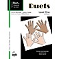 SCHAUM Short & Sweet: Duets (1 Piano, 4 Hands Level 1 Elem Level) Educational Piano Book thumbnail