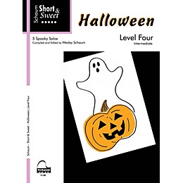 SCHAUM Halloween - Level 4 (Schaum Short & Sweet Series) Educational Piano Book (Level Inter)