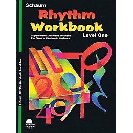 SCHAUM Rhythm Workbook (Level 1) Educational Piano Book by Wesley Schaum (Level Late Elem)