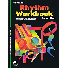 SCHAUM Rhythm Workbook (Level 1) Educational Piano Book by Wesley Schaum (Level Late Elem)