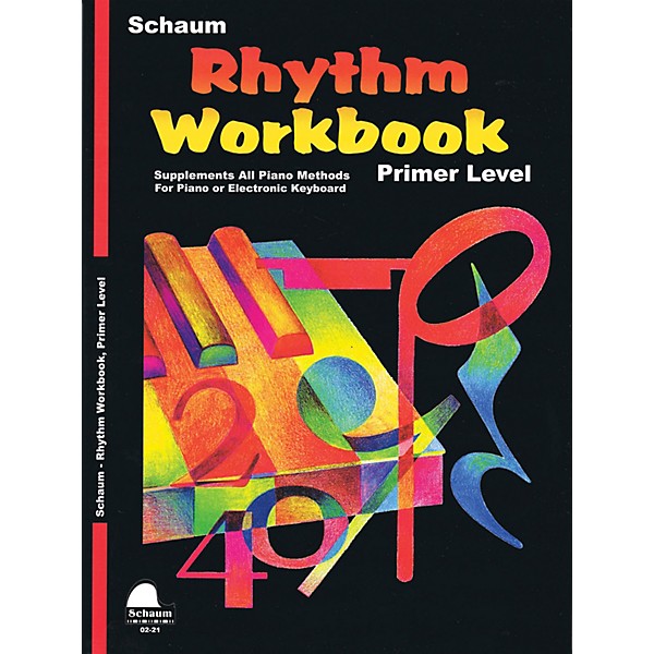 SCHAUM Rhythm Workbook (Primer) Educational Piano Book by Wesley Schaum (Level Elem)