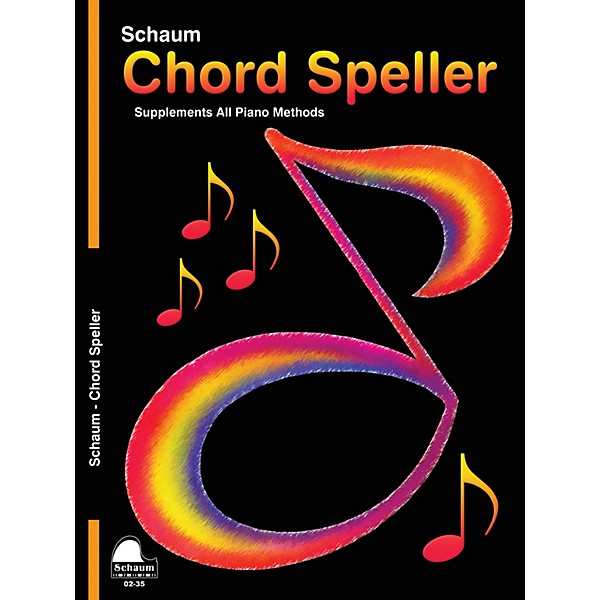 SCHAUM Chord Speller Educational Piano Book (Level 5)