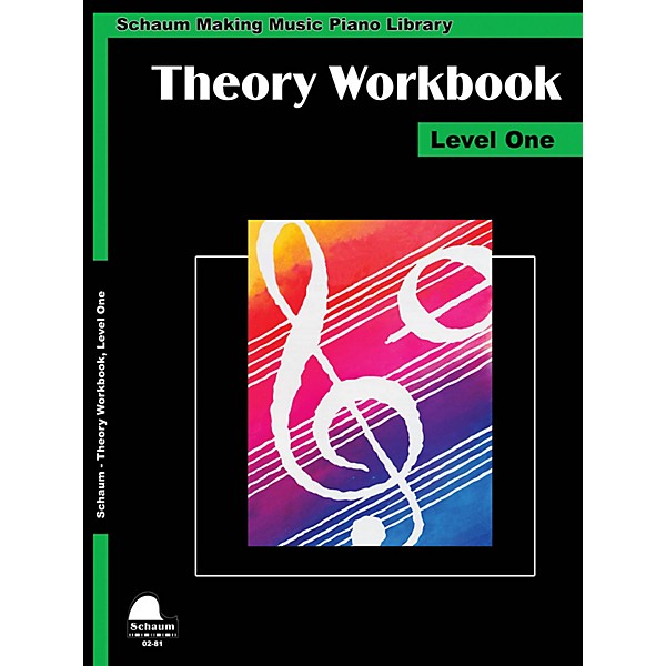 SCHAUM Theory Workbook - Level 1 Educational Piano Book by Wesley Schaum