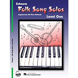 SCHAUM Folk Song Solos (Level 1) Educational Piano Book (Level Elem)