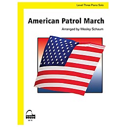 SCHAUM American Patrol March Educational Piano Book by Frank Meacham (Level Early Inter)