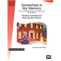 Hal Leonard Somewhere in My Memory (from Home Alone) Piano Library Series by Leslie Bricusse (Level Inter)