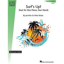Hal Leonard Surf's Up! Piano Library Series by Jennifer Watts (Level Early Inter)
