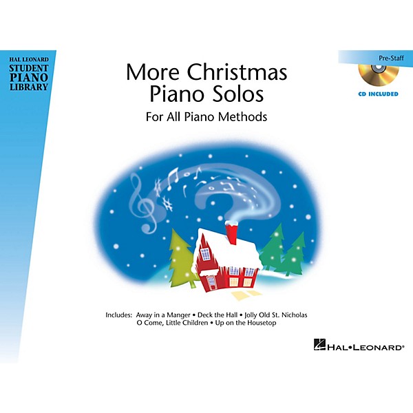 Hal Leonard More Christmas Piano Solos - Prestaff Level Piano Library Series Book with CD