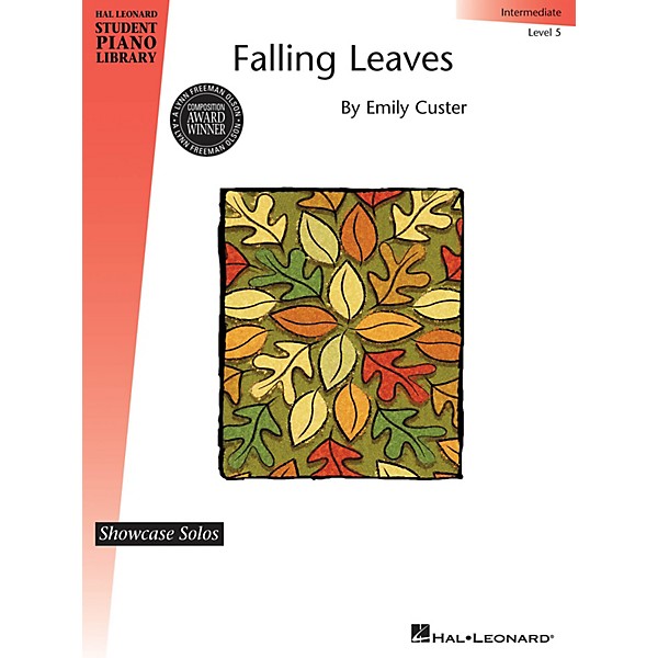 Hal Leonard Falling Leaves Piano Library Series Book by Emily Custer (Level Inter)