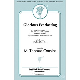 Fred Bock Music Glorious Everlasting BRASS/PERCUSSION PARTS Composed by M. Thomas Cousins