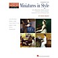 Hal Leonard Miniatures in Style Piano Library Series Book by Mona Rejino (Level Inter) thumbnail