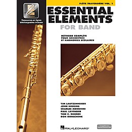 Hal Leonard FRENCH EDITION Essential Elements EE2000 Flute Essential Elements for Band (Book/Online Media)