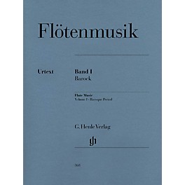 G. Henle Verlag Flute Music (Volume 1 - Baroque Period for Flute & Piano) Henle Music Folios Series Softcover