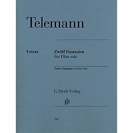 G. Henle Verlag 12 Fantasias for Flute Solo TWV 40:2-13 Henle Music Softcover Composed by Telemann Edited by Marion Beyer