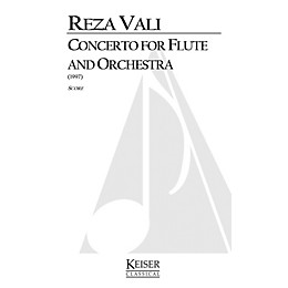 Lauren Keiser Music Publishing Concerto for Flute and Orchestra LKM Music Series Composed by Reza Vali