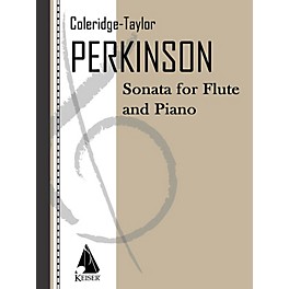 Lauren Keiser Music Publishing Sonata for Flute & Piano LKM Music Series Composed by Coleridge-Taylor Perkinson