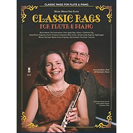 Nektar Classic Rags for Flute and Piano (Music Minus One Flute) Music Minus One Series Softcover with CD