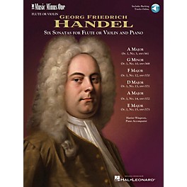 Nektar Handel - Six Sonatas for Flute and Piano Music Minus One Series Softcover with CD by Georg F. Handel