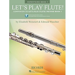 Ricordi Let's Play Flute! - Repertoire Book 1 Woodwind Method Series Softcover Audio Online