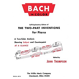 Willis Music Bach in Color Willis Series by Johann Sebastian Bach (Level Early Advanced)