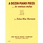 Willis Music A Dozen Piano Pieces Willis Series by Edna Mae Burnam (Level Mid to Late Inter) thumbnail
