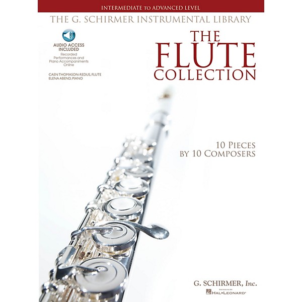 G. Schirmer The Flute Collection - Intermediate to Advanced Level Woodwind Solo Series Softcover Audio Online