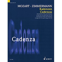 Schott Cadenzas - Concertos for Flute and Orchestra, G Major KV313 and D Major KV314 Woodwind Series Softcover