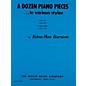 Willis Music A Dozen Piano Pieces (In Various Styles/Book 3/Early Inter Level) Willis Series by Edna Mae Burnam thumbnail