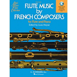 G. Schirmer Flute Music by French Composers for Flute and Piano - (Book/Online Audio)