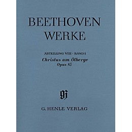 G. Henle Verlag Christus am Ölberge Op. 85 (Complete Edition with Critical Report) Score Composed by Ludwig van Beethoven