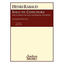Southern Solo De Concours Concert Band Level 4 Arranged by Harry Gee