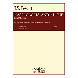 Southern Passacaglia and Fugue in C Minor Concert Band Level 5 Arranged by Nicholas Falcone