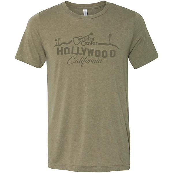 Guitar Center Hollywood Palm Tree Graphic Tee Large