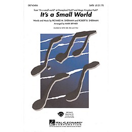 Hal Leonard It's a Small World 2-Part Arranged by Mark Brymer