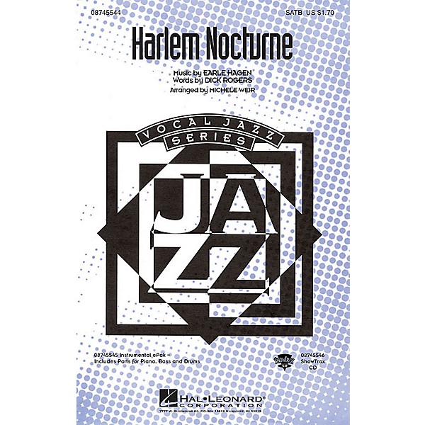 Hal Leonard Harlem Nocturne ShowTrax CD Arranged by Michele Weir