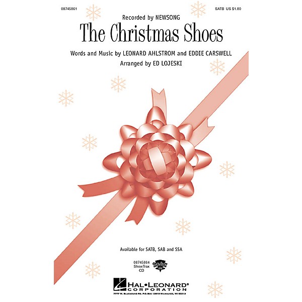 Hal Leonard The Christmas Shoes SSA by NewSong Arranged by Ed Lojeski