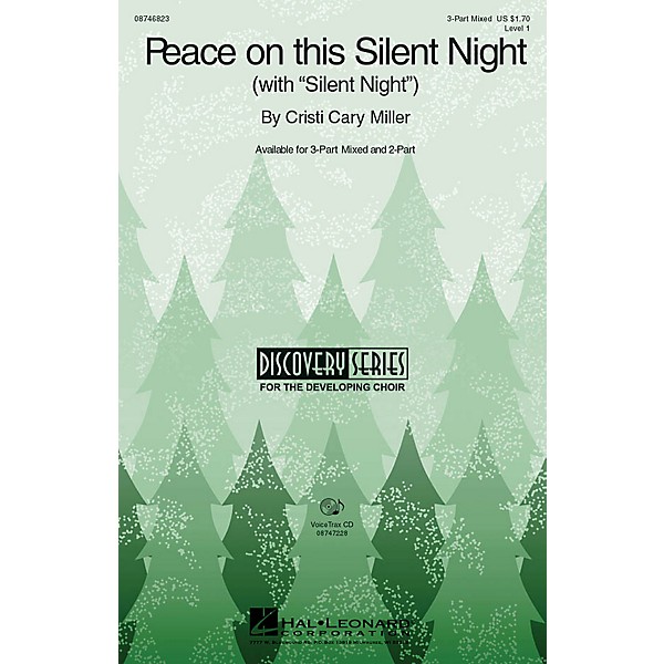 Hal Leonard Peace on This Silent Night (with Silent Night) VoiceTrax CD Composed by Cristi Cary Miller