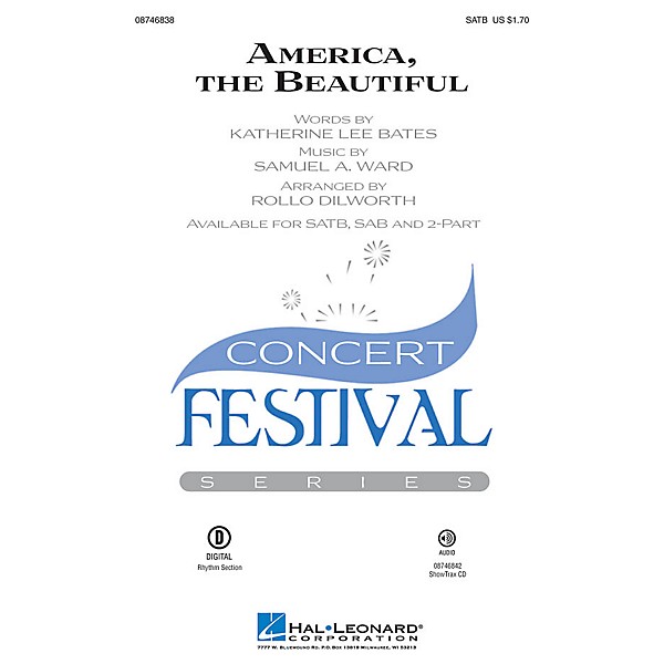 Hal Leonard America, the Beautiful ShowTrax CD Arranged by Rollo Dilworth