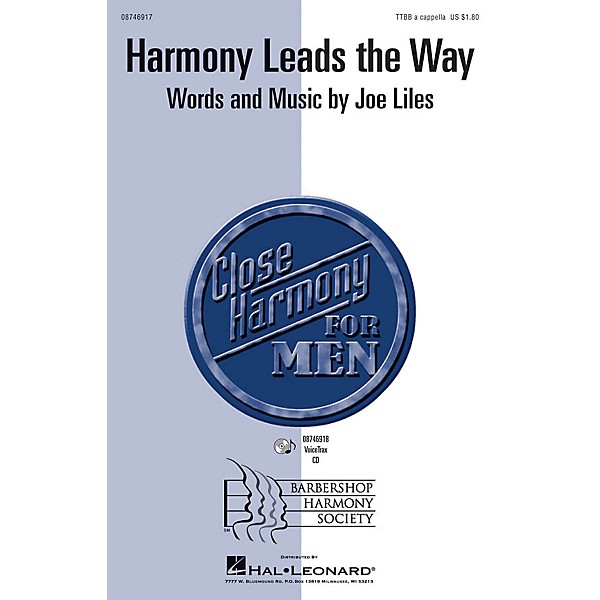 Hal Leonard Harmony Leads the Way VoiceTrax CD Composed by Joe Liles