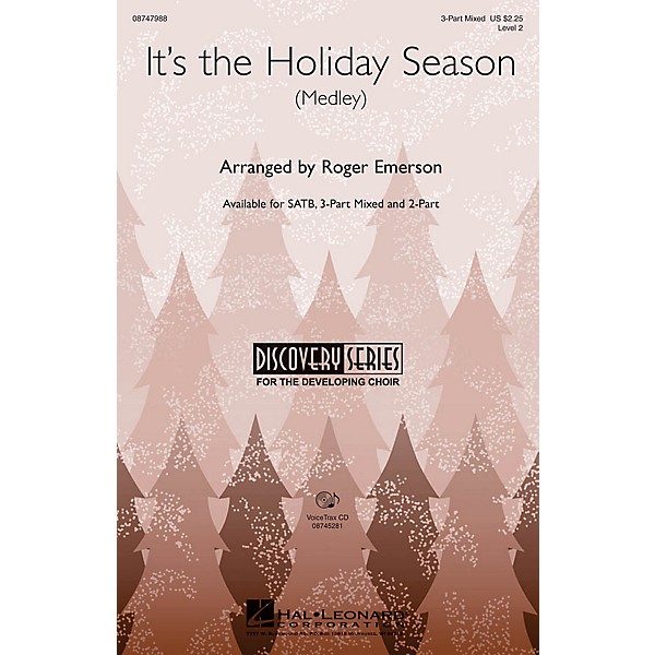Hal Leonard It's the Holiday Season 2-Part Arranged by Roger Emerson