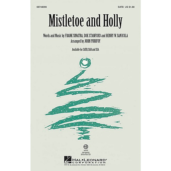 Hal Leonard Mistletoe and Holly ShowTrax CD by Frank Sinatra Arranged by John Purifoy