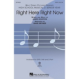 Hal Leonard Right Here Right Now (from High School Musical 3) ShowTrax CD Arranged by Mark Brymer