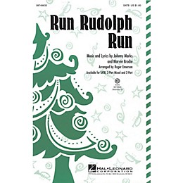 Hal Leonard Run Rudolph Run 3-Part Mixed by Chuck Berry Arranged by Roger Emerson