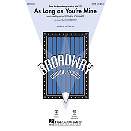Hal Leonard As Long as You're Mine (from Wicked) ShowTrax CD Arranged by Mark Brymer